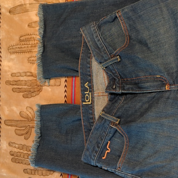 Kimes Ranch Lola Raw Hem Jeans Size 4x32 - Picture 4 of 6